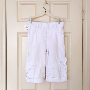 The Children's Place 100% Cotton Cropped Cargo Pant with Adjustable Length.